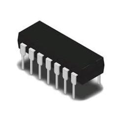 TC4469CPD MOSFET Driver Quad, Low Side Non-Inverting, 4.5V-18V supply, 1.2A peak out, 10Ohm output, DIP-14