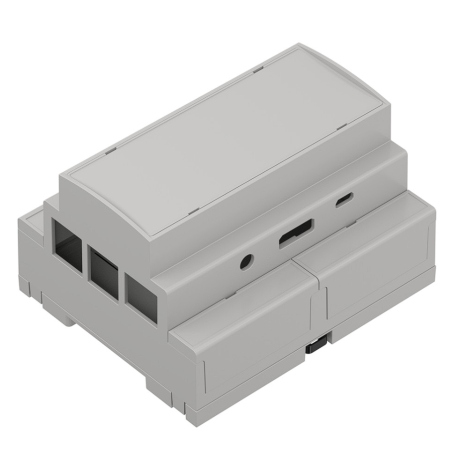 Boitier modulaire DIN RAIL MM gris clair