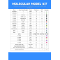 Kit de Modèle Moléculaire Organique et Inorganique (307pcs)
