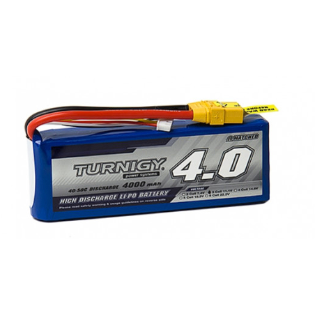 Batterie Turnigy 4000mah 3S 30~40C Lipo Pack w/XT-60