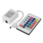 Contrôle de bande LED RGB à 24 touches pour bande LED 12V 5050/3528 RGB