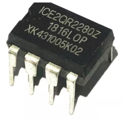 ICE2QR2280Z PWM Controller, Quasi Resonant, Off LIne SMPS, 10.5V - 25V Supply, 52 kHz, 800V/4.9A Out, DIP-7