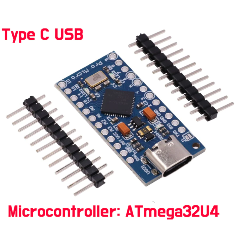Arduino Pro Micro -  ATmega32U4 Microcontroller Type C USB