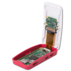 Boîtier Raspberry Pi Zero avec câble mini caméra