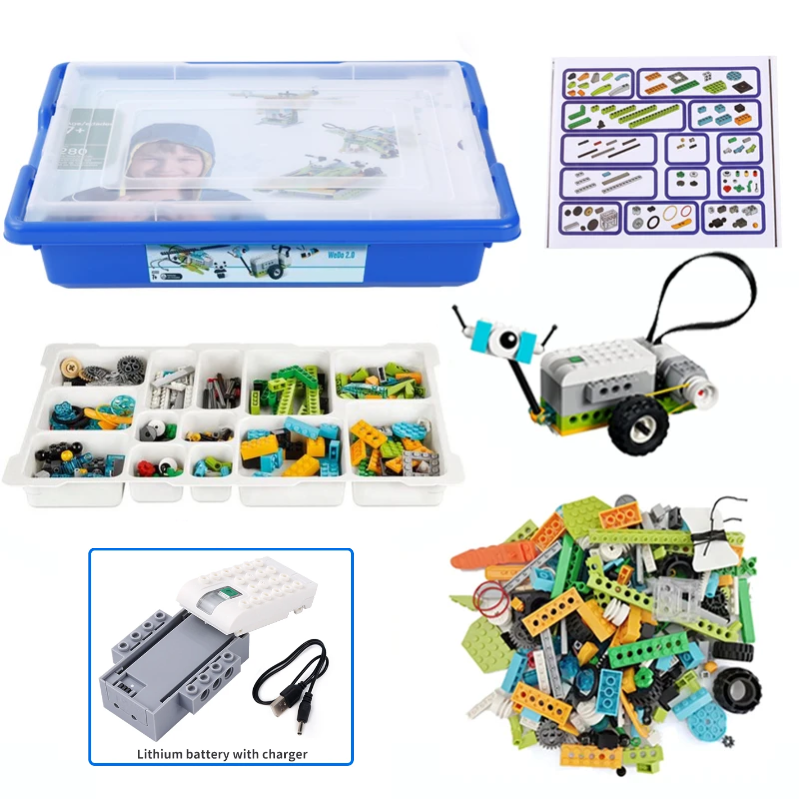 Ensemble de Jouet de Construction Robotique WeDo2.0 (280pcs)