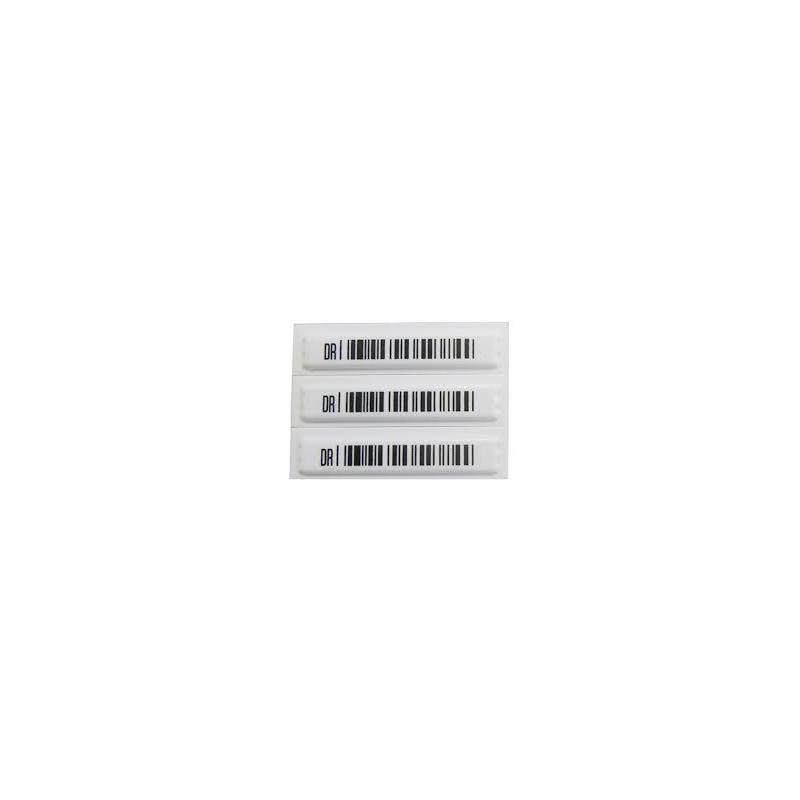Etiquette de sécurité RFID 58khz avec codes-barres simulés