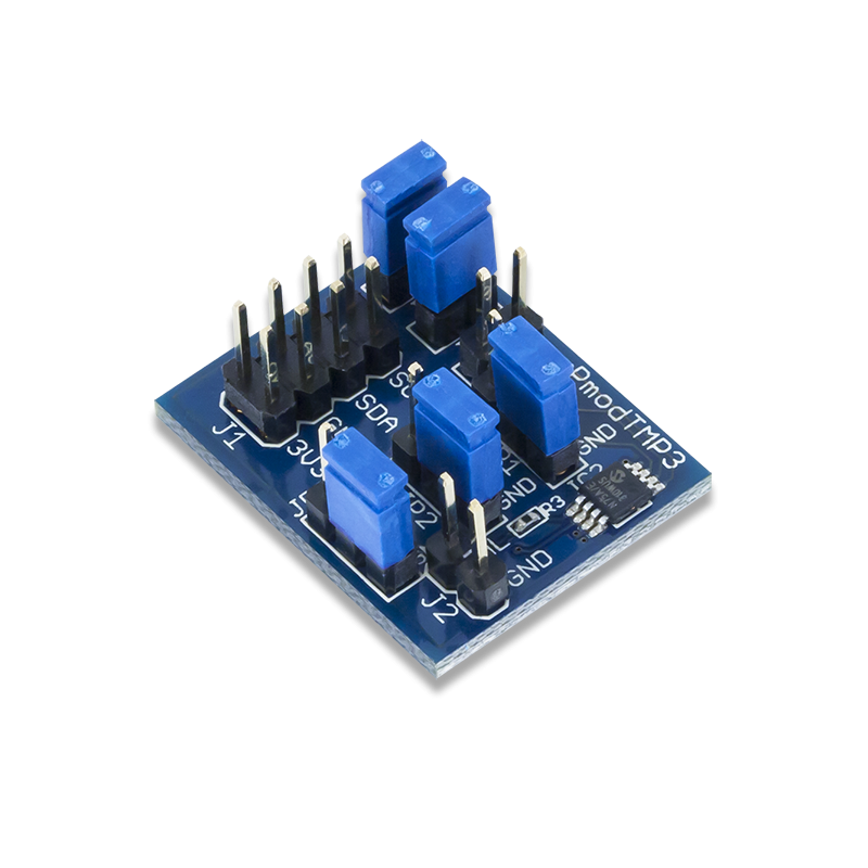 Pmod TMP3: Digital Temperature Sensor