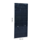 Panneau solaire Semi- Flexible, 150W, 21.6V, cellule PV photovoltaïque