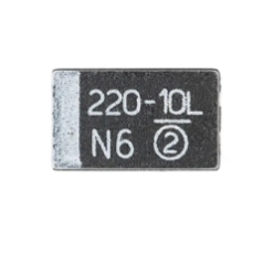 Condensateur tantale 10V 220uF Boitier-D-7343 SMD