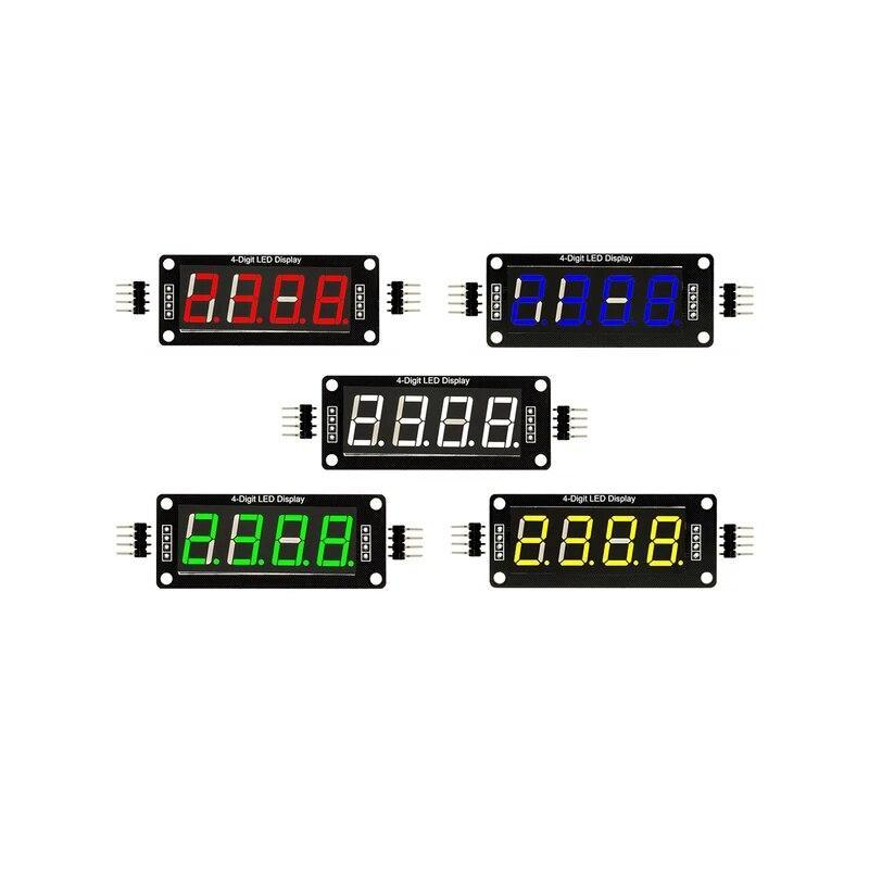 Module d'affichage LED jaune à 4 chiffres TM1637, 0.56 "