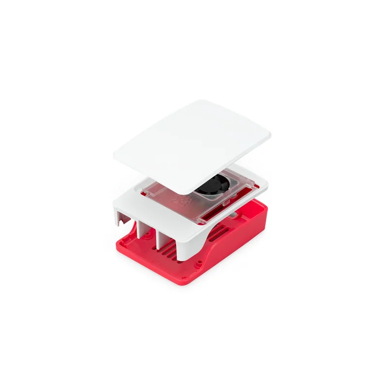 Boîtier pour Raspberry Pi 5 rouge-blanc original