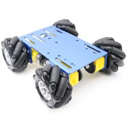 Robot chassis métal avec moteur et roue Mecanum omnidirectionelles 60mm