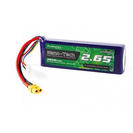 Batterie Turnigy Nano-Tech 2650mAh 4S 30C Lipo Pack W/XT60