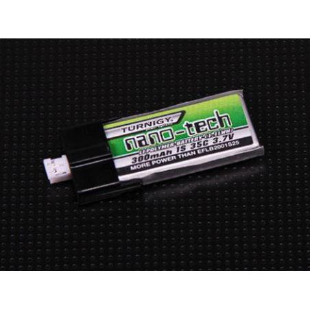 Batterie Turnigy Nano-Tech 300mAh 1S 35C Lipo Pack (Suits FBL100 and Blade mCPx)