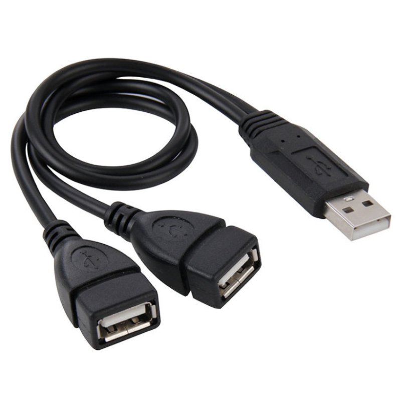 Cable USB 2.0 Male vers cable Femelle Double  30cm