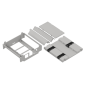 Boîtier pour Raspberry Pi 5 en plastique ABS For IOT ZD3005 Gris