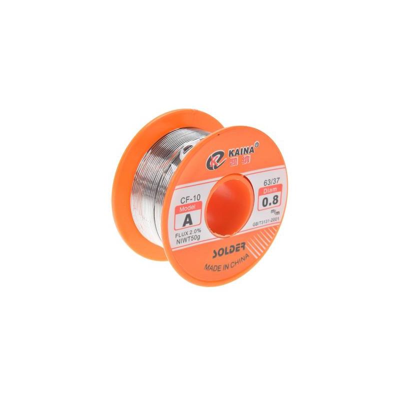 ROULEAU ETAIN 0.8MM 50G sn6040