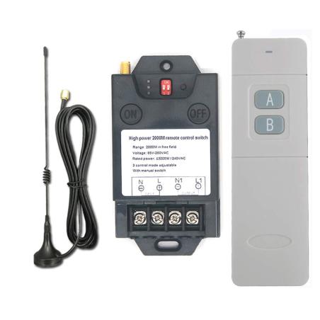 Kit commande Module relais RF SMART 315Mhz 3000W 220VAC