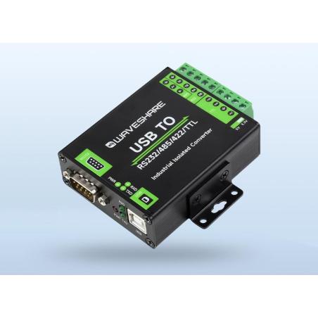 Convertisseur industriel USB VERS RS232/485/422/TTL WAVESHARE