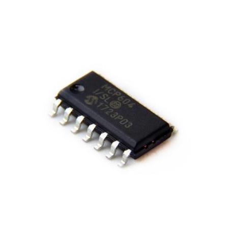 MCP604-I/SL Amplificateur Operationnel Quadruple SOIC-14