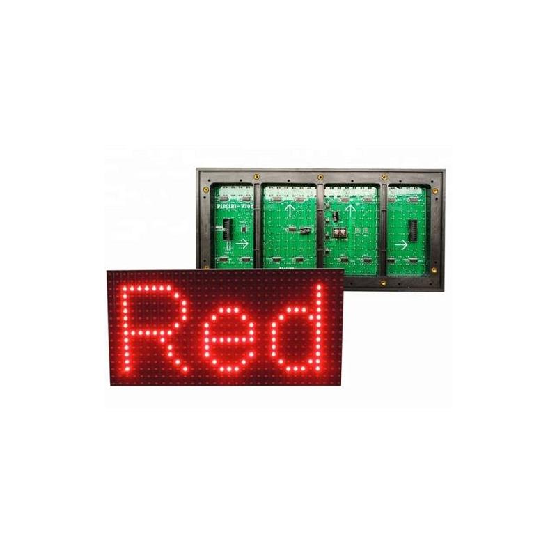 Panneau d'affichage LED P10 32x16 couleur rouge P10-SMD2835