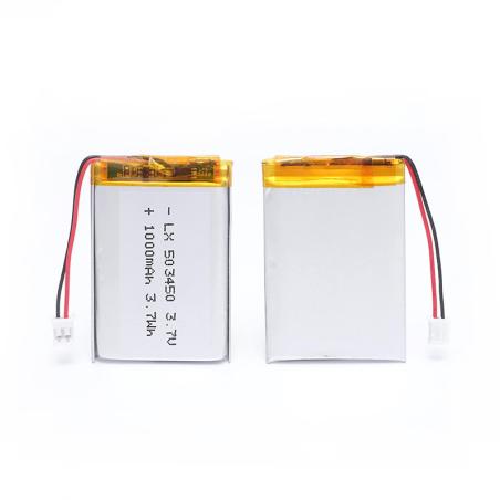 Batterie Lipo rechargeable au lithium  3.7V 1000mah