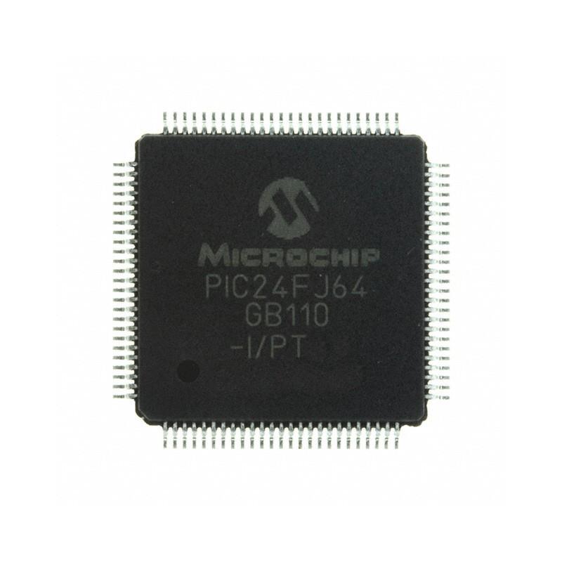 PIC24FJ256GB106-I/PT 16bit PIC Microcontroller PIC24FJ 32MHz 256 kB Flash 64-Pin TQFP