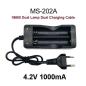 Chargeur double batteries 18650 MS-202A