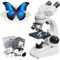 BIOLOGICAL MICROSCOPE 4X 10X 40X 390x180x290mm E93305B