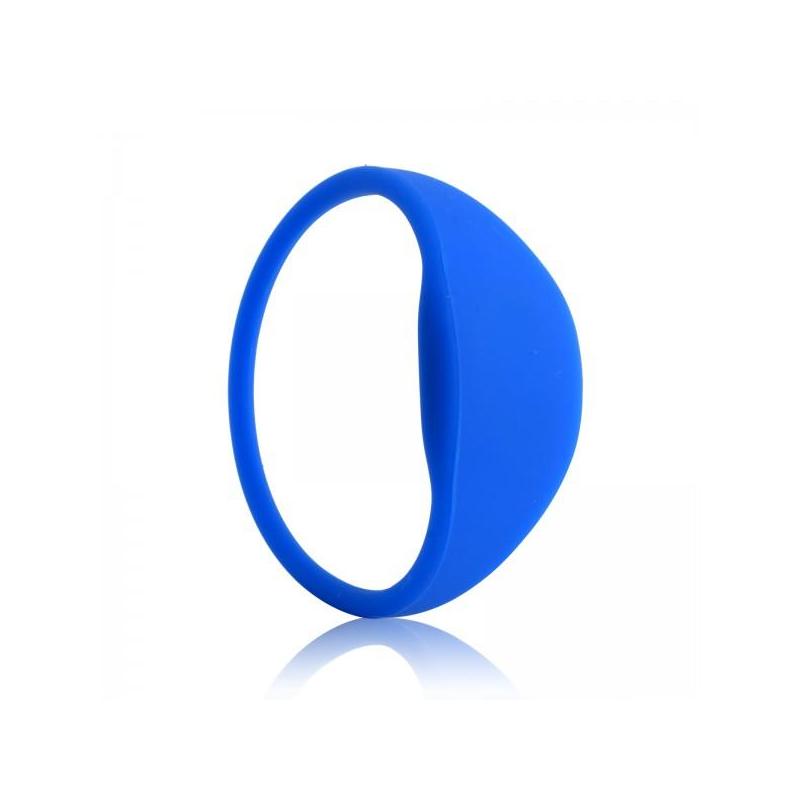 Bracelet RFID en silicone 125KHZ Bleu