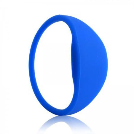 Bracelet RFID en silicone 125KHZ Bleu