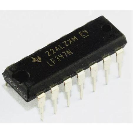 LF347N Quad JFET Input Op Amp DIP14