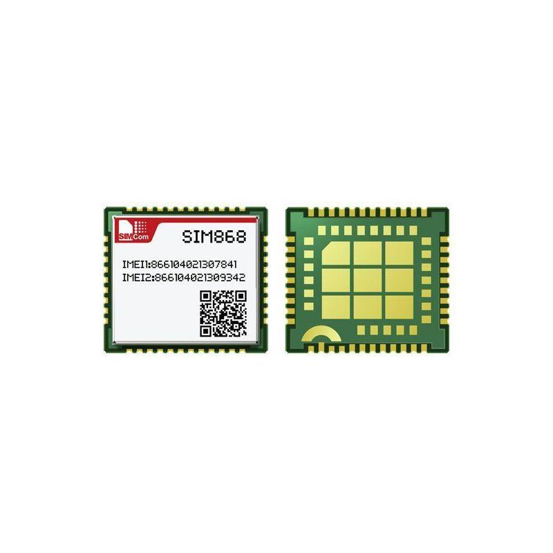 Module SIM868E GSM/GPRS + GNSS 2G 1800 MHz 900 MHz 85,6 kbps SMD SIMCOM