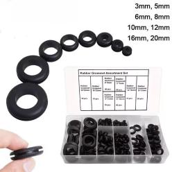 Kit rondelles grommet 3--20mm 470pcs