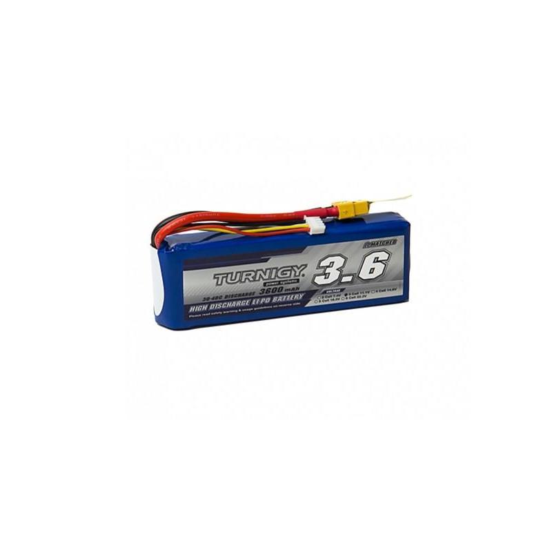 Batterie lipo Turnigy 3600mAh 3S 30C w/XT-60