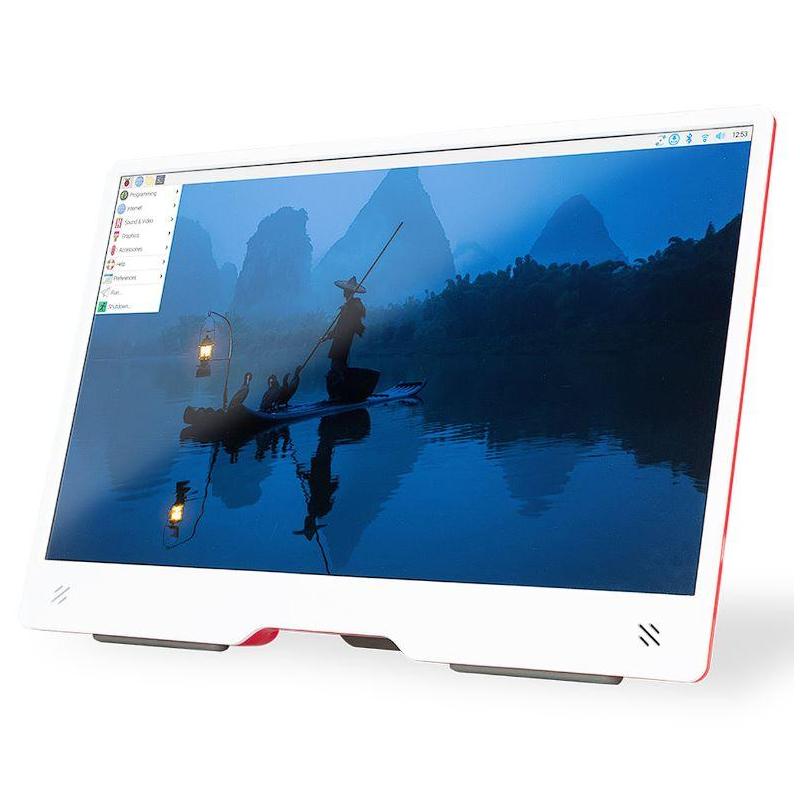 Ecran 15.6" pour Raspberry Pi Monitor Red/White SC0940