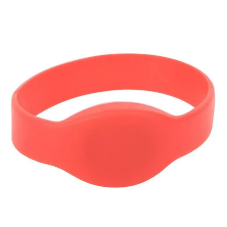 Bracelet RFID en silicone 125KHZ Rouge