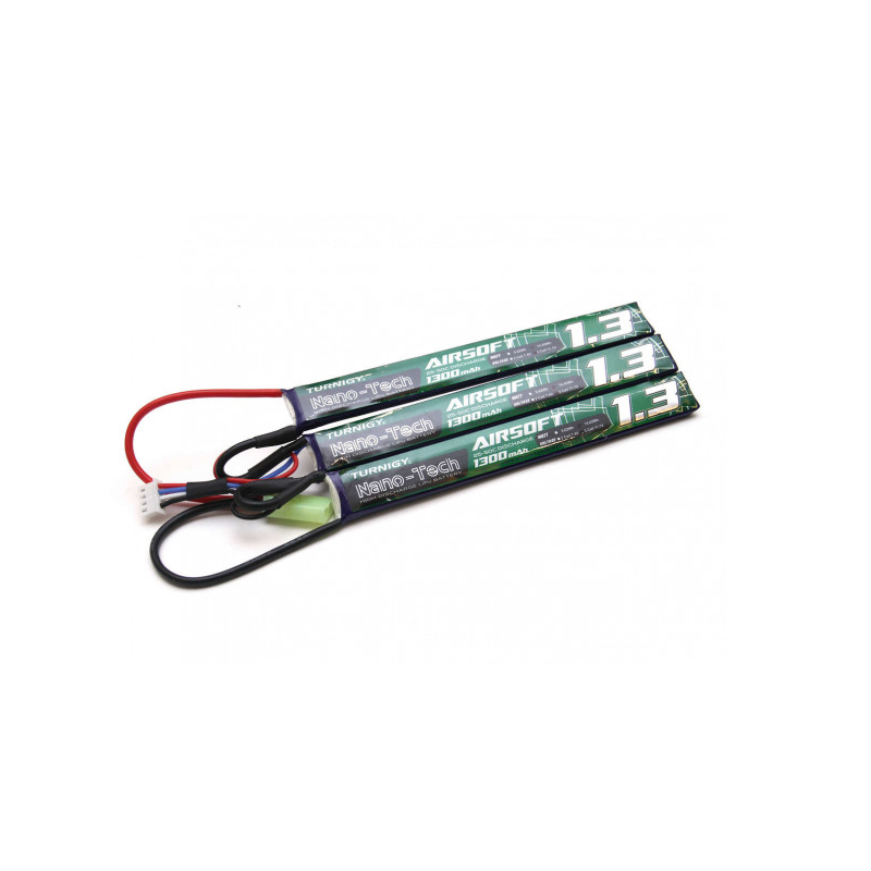 Batterie Turnigy nano-tech 1300mah 3S 25 ~ 50C Lipo AIRSOFT Paquet