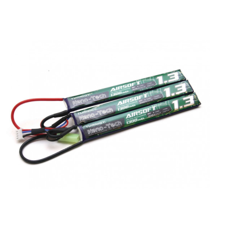 Batterie Turnigy nano-tech 1300mah 3S 25 ~ 50C Lipo AIRSOFT Paquet