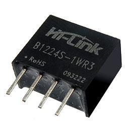 B1224S-1WR3 Module convertisseur DC-DC entrée 10.8-13.2V sortie 24V 1W Hi-Link