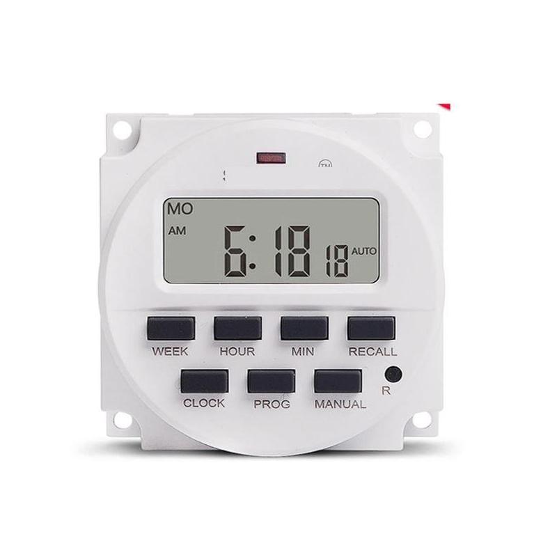 TM618N Minuterie 6V DC, relais de temps Programmable LCD 1.6 pouces