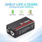 Batterie lithium-ion USB Soshine 9 V 500 mAh (Batteries rechargeable)