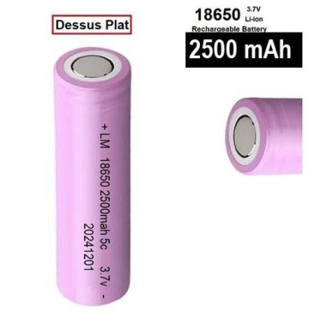 Batterie Rechargeable 3.7V 18650 ICR 2500mAh