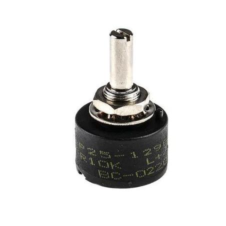 Potentiomètre Rotatif RS PRO, 10kΩ max, Ø axe 6,35 mm, Montage panneau