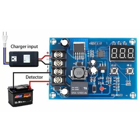 XH-M603 module controle de charge Batterie LITHIUM 10-30V/12-24V