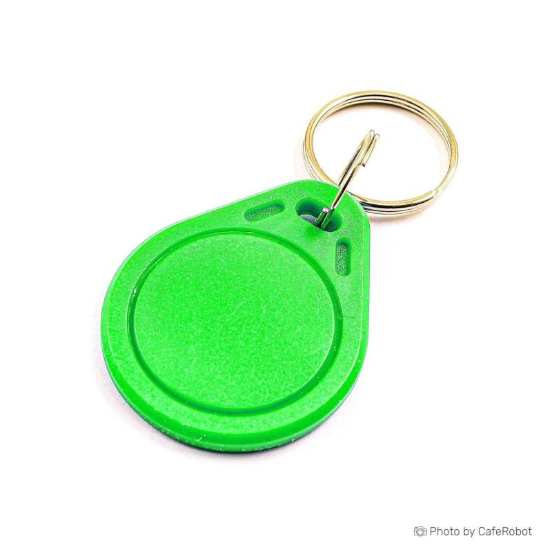 CLE RFID ID 125KHZ COULEUR VERT FLUO