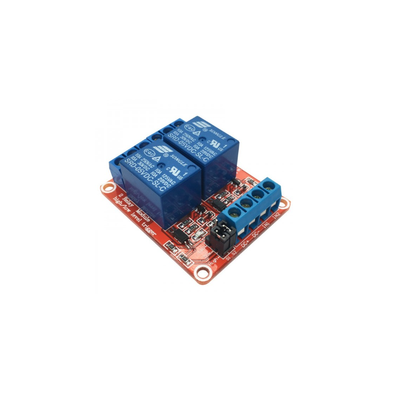Module  2 relais 5V avec isolation par optocoupleur
