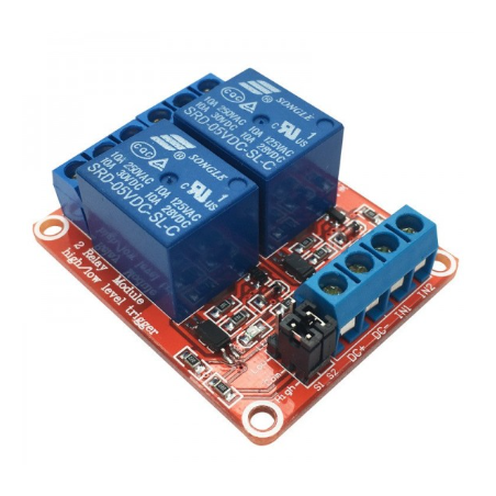 Module  2 relais 5V avec isolation par optocoupleur