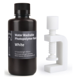 Résine Lavable à l'eau Blanc Elegoo - 1000 ml