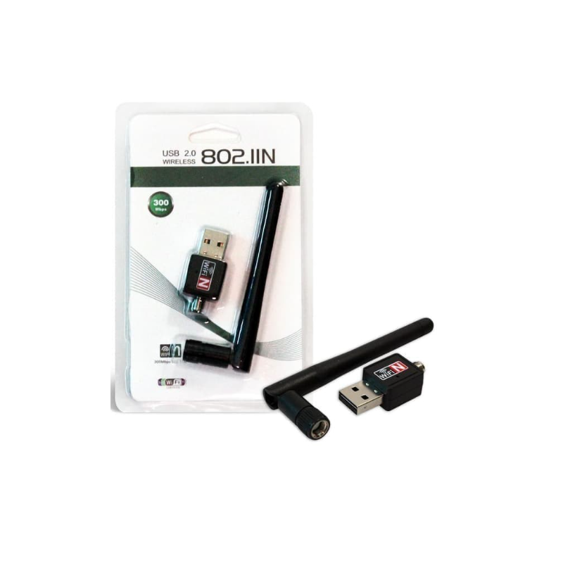 Clé WiFi 300mbps Wireless USB Avec Antenne